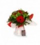 Bouquet Rome rouge - M