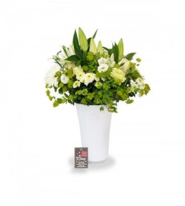 Bouquet champetre blanc