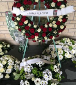 Couronne deuil HERA sur pied