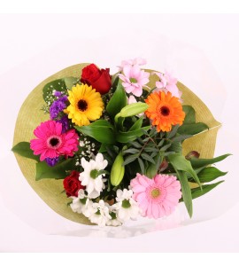 Bouquet 13 tiges multicolore