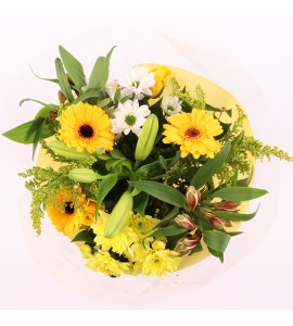 Bouquet 13 tiges jaune