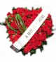 Coeur deuil SNCERITE ROUGE