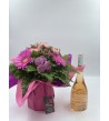 Bouquet Berlin M et Bouteille de rosé