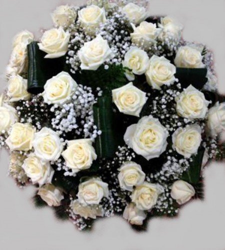 Coussin roses AURORA M