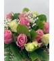 Bouquet Paris XL Rose et Blanc