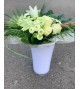 Bouquet structure blanc
