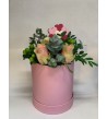 Boite rose à fleurs